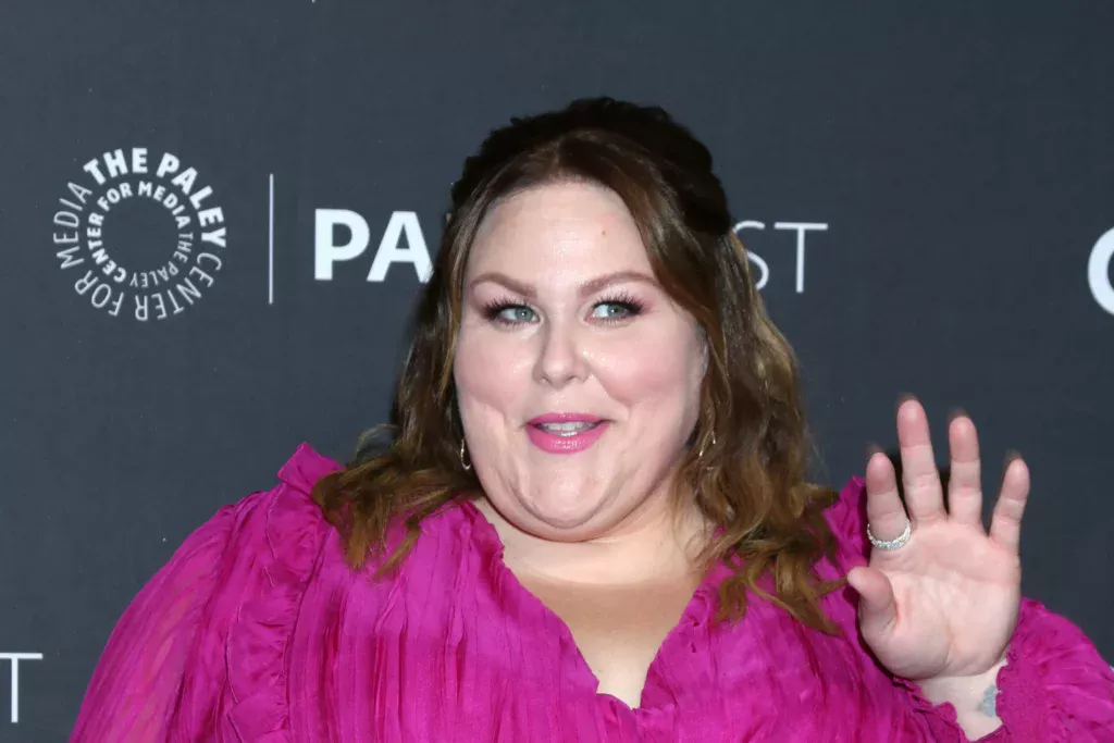 Chrissy Metz revealing her extraordinary weight loss journey, embodying powerful personal strength and transformative self-love